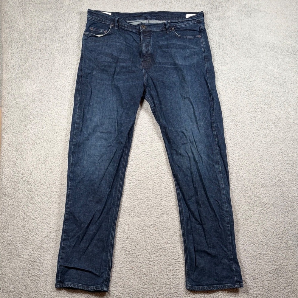 Outland Denim Ranger Men Straight Leg Jeans Blue Organic Cotton Button Fly Sz 40